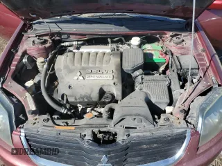 2007 Mitsubishi Galant GTS with VIN 4A3AB56S97E077254, listed as a Copart auction lot 46622325 with 206,331 mi miles and Salvage Title. Bid and sale history available at carsss.com. Image 12.