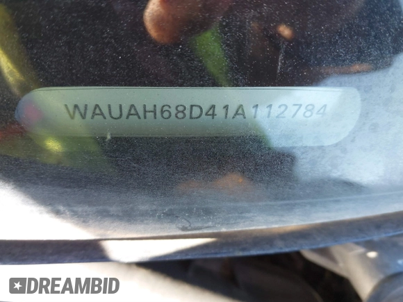2001 Audi A4 z VIN WAUAH68D41A112784, wystawiony jako IAAI lot #40227904 z przebiegiem 188 292 mil mil oraz . Historia ofert i sprzedaży dostępna na DreamBid. Obrazek 9.