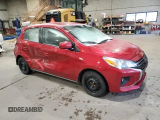 2023 Mitsubishi Mirage ES with VIN ML32AUHJXPH005618, listed as a Copart auction lot 85949484 with 30,479 mi miles and Salvage title. Bid and sale history available at DreamBid. Image 4.