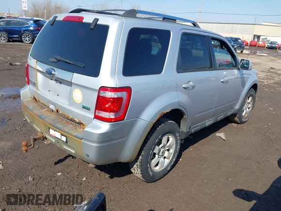 2011 Ford Escape Limited with VIN 1FMCU9EG8BKB38819, listed as a IAAI auction lot 41767666 with 127,490 mi miles. Bid and sale history available at carsss.com. Image 4.