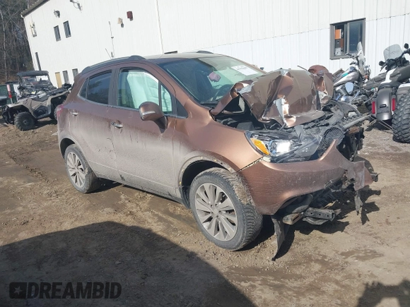 2017 Buick Encore Preferred with VIN KL4CJESB4HB124482, listed as a IAAI auction lot 41795609 with 91,139 mi miles. Bid and sale history available at carsss.com. Image 1.