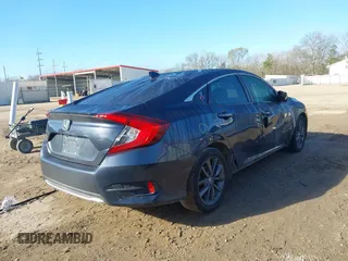 2019 Honda Civic Sedan EX with VIN 19XFC1F38KE003389, listed as a IAAI auction lot 41633696 with 77,825 mi miles. Bid and sale history available at carsss.com. Image 4.