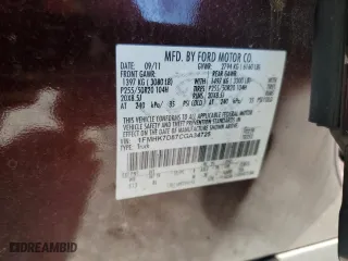 2012 Ford Explorer XLT with VIN 1FMHK7D87CGA34725, listed as a Copart auction lot 49584225 with 124,570 mi miles and Salvage Title. Bid and sale history available at carsss.com. Image 13.