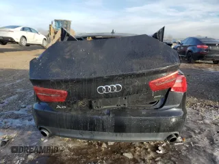 2015 Audi A6 2.0T Premium Plus with VIN WAUGFAFC8FN005914, listed as a Copart auction lot 86683794 with 0 mi miles and Salvage Title. Bid and sale history available at carsss.com. Image 6.