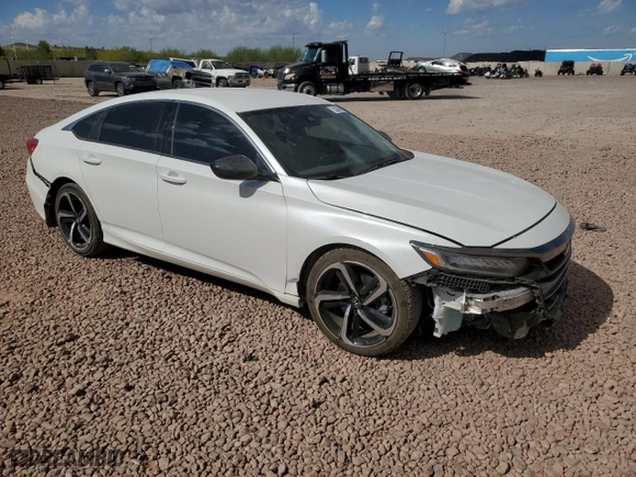 2022 Honda Accord Sedan Sport SE with VIN 1HGCV1F4XNA081493, listed as a Copart auction lot 53209525 with 34,316 mi miles and Salvage Title. Bid and sale history available at carsss.com. Image 4.