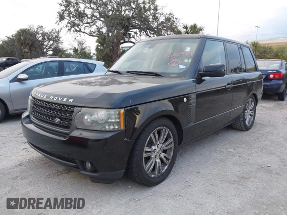 2011 Land Rover Range Rover HSE Lux z VIN SALMF1D48BA330414, wystawiony jako IAAI lot #41325384 z przebiegiem 98 899 mil mil oraz . Historia ofert i sprzedaży dostępna na DreamBid. Obrazek 2.