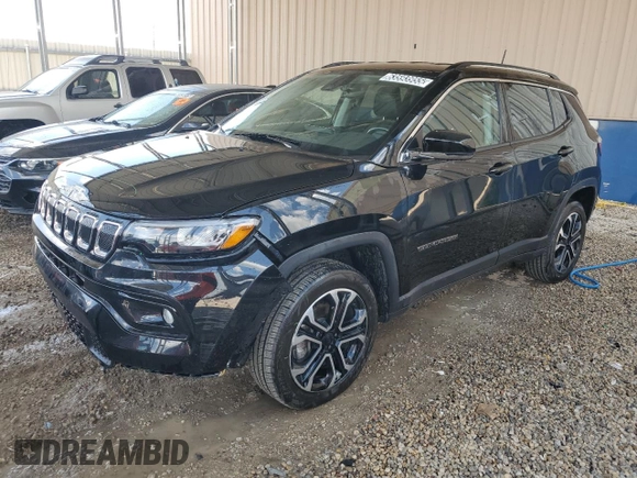 2022 Jeep Compass Limited с VIN 3C4NJDCBXNT165300, выставлен на аукционе Copart как лот 63593955 с пробегом 52 217 миль миль и Чистый • Clean title. История ставок и продаж доступна на DreamBid. Изображение 1.