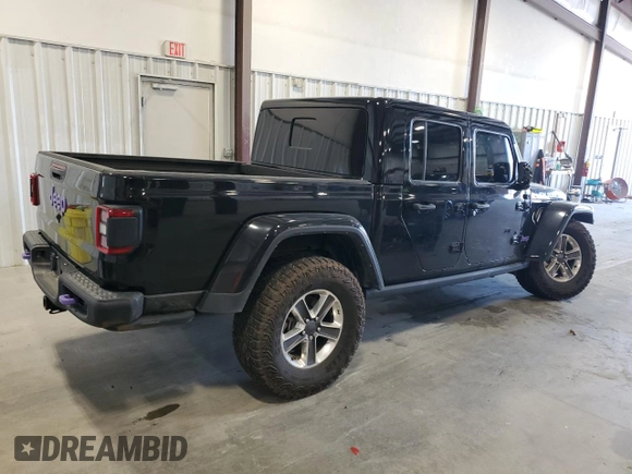 2022 Jeep Gladiator Rubicon with VIN 1C6JJTBGXNL169937, listed as a Copart auction lot 49626105 with 42,321 mi miles and Salvage title. Bid and sale history available at DreamBid. Image 3.