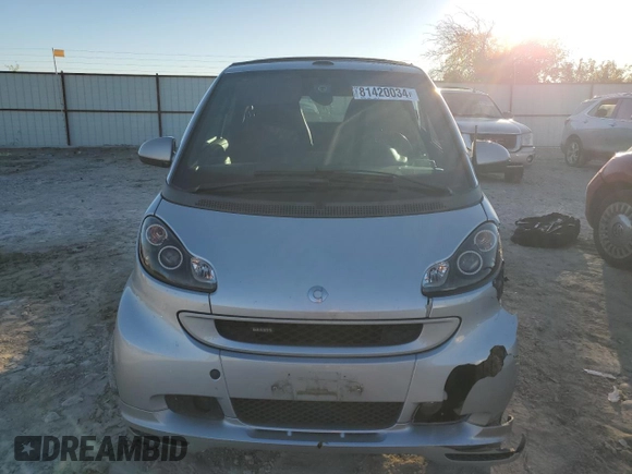 2009 Smart fortwo Passion z VIN WMEEK31X19K281791, wystawiony jako Copart lot #81420034 z przebiegiem 72 965 mil mil oraz Szkoda całkowita • Salvage title. Historia ofert i sprzedaży dostępna na DreamBid. Obrazek 5.