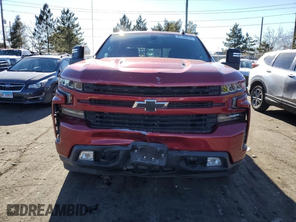 2021 Chevrolet Silverado 1500 RST with VIN 1GCUYEEL4MZ276077, listed as a Copart auction lot 87184614 with 339,919 mi miles and Salvage Title. Bid and sale history available at carsss.com. Image 5.