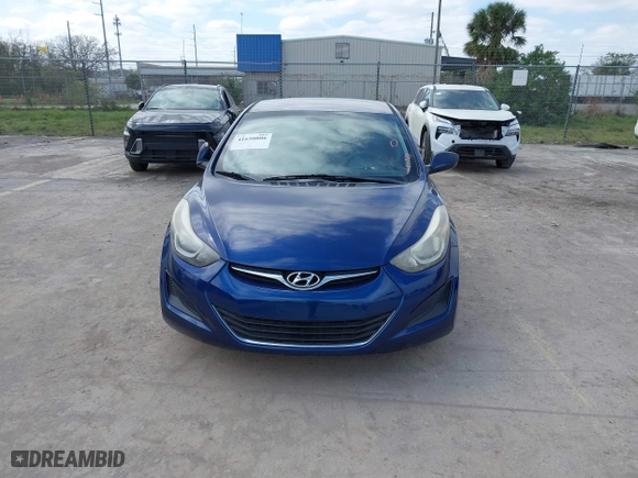 2016 Hyundai Elantra SE with VIN 5NPDH4AE0GH687389, listed as a IAAI auction lot 41650806 with 102,354 mi miles. Bid and sale history available at carsss.com. Image 12.