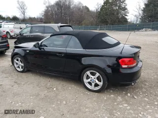 2012 BMW 1 Series 128i with VIN WBAUL7C55CVM83014, listed as a Copart auction lot 86043194 with 0 mi miles and Salvage Title. Bid and sale history available at carsss.com. Image 2.
