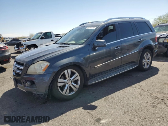 2011 Mercedes-Benz GL-Class GL 450 with VIN 4JGBF7BE3BA627146, listed as a Copart auction lot 52482745 with 309,711 mi miles and Salvage Title. Bid and sale history available at carsss.com. Image 1.