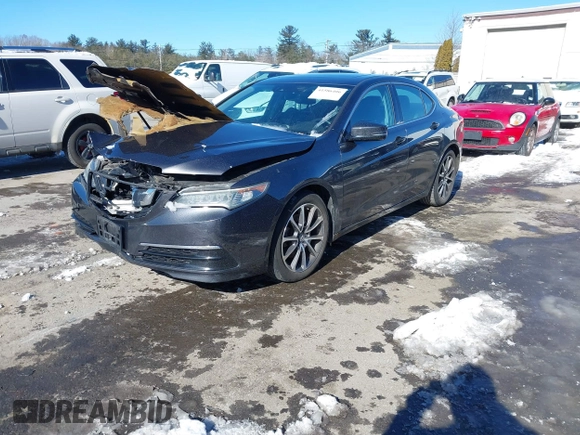 2015 Acura TLX V6 Tech with VIN 19UUB3F55FA000872, listed as a IAAI auction lot 41586406 with 142,067 mi miles. Bid and sale history available at carsss.com. Image 17.