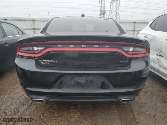 2016 Dodge Charger SXT with VIN 2C3CDXJG4GH144408, listed as a Copart auction lot 43052735 with 212,576 mi miles and Salvage Title. Bid and sale history available at carsss.com. Image 6.