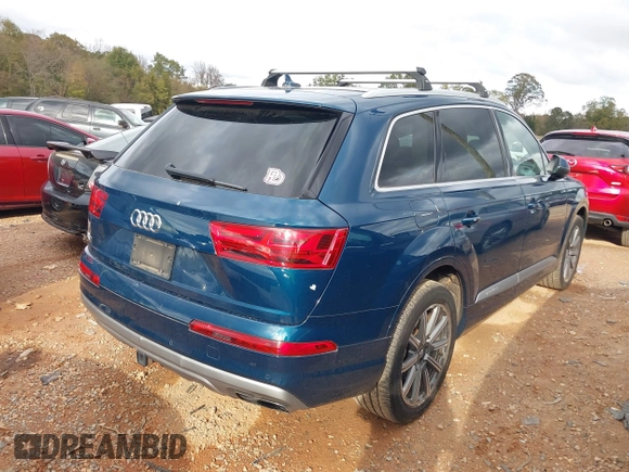 2019 Audi Q7 Premium Plus with VIN WA1LHAF73KD022189, listed as a IAAI auction lot 40798608 with 58,587 mi miles and . Bid and sale history available at DreamBid. Image 4.