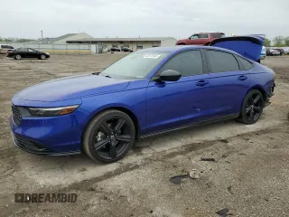 2023 Honda Accord Sport-L with VIN 1HGCY2F70PA032426, listed as a Copart auction lot 55312545 with 45,032 mi miles and Salvage title. Bid and sale history available at DreamBid. Image 1.