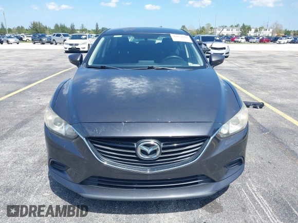 2016 Mazda Mazda6 i Sport with VIN JM1GJ1U5XG1482164, listed as a IAAI auction lot 42052618 with 79,630 mi miles. Bid and sale history available at carsss.com. Image 12.