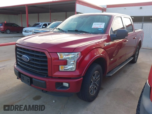 2015 Ford F-150 XLT with VIN 1FTEW1EP2FKE37995, listed as a IAAI auction lot 42185987 with 186,708 mi miles and . Bid and sale history available at carsss.com. Image 2.