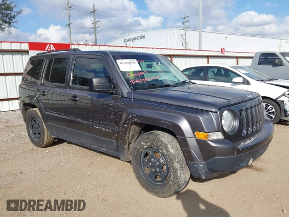 2015 Jeep Patriot Sport with VIN 1C4NJPBB9FD149731, listed as a IAAI auction lot 41490590 with 142,531 mi miles and . Bid and sale history available at carsss.com. Image 1.