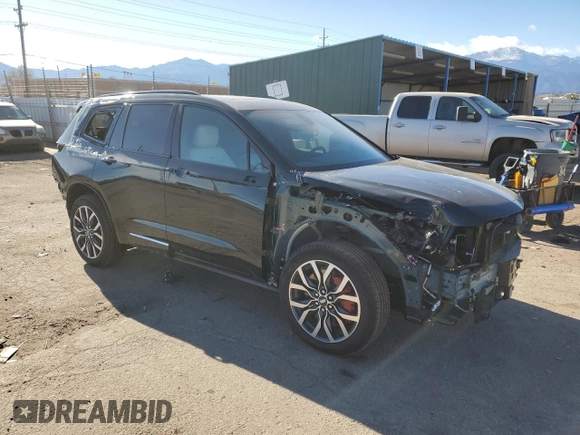 2024 Cadillac XT6 AWD Sport with VIN 1GYKPGRS0RZ736764, listed as a Copart auction lot 84216964 with 3,869 mi miles and Salvage Title. Bid and sale history available at carsss.com. Image 4.