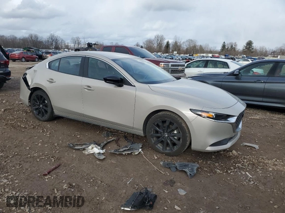 2025 Mazda 3 S Select Sport with VIN JM1BPABM6S1755922, listed as a Copart auction lot 50626925 with 2,794 mi miles and Salvage Title. Bid and sale history available at DreamBid. Image 4.