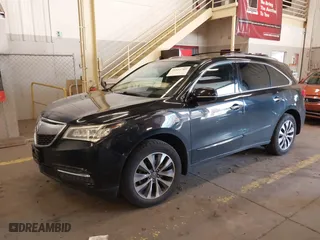 2014 Acura MDX Tech Pkg with VIN 5FRYD4H40EB001727, listed as a IAAI auction lot 41551709 with 67,954 mi miles. Bid and sale history available at carsss.com. Image 22.