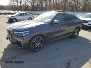 2020 BMW X6 M50i with VIN 5UXCY8C08L9C75486, listed as a Copart auction lot 42780354 with 66,661 mi miles. Bid and sale history available at carsss.com. Image 1.
