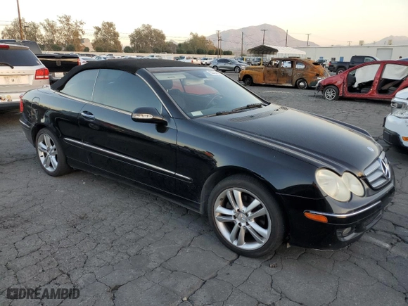 2006 Mercedes-Benz CLK-Class 3.5L with VIN WDBTK56HX6F200163, listed as a Copart auction lot 82704494 with 163,966 mi miles and Clean Title. Bid and sale history available at carsss.com. Image 4.
