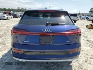 2021 Audi e-tron Premium with VIN WA1AAAGE6MB010898, listed as a Copart auction lot 58883063 with 17,986 mi miles. Bid and sale history available at carsss.com. Image 6.