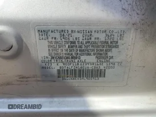 2021 Nissan Versa SV z VIN 3N1CN8EV3ML905913, wystawiony jako Copart lot #55330395 z przebiegiem 28 895 mil mil oraz Szkoda całkowita • Salvage title. Historia ofert i sprzedaży dostępna na DreamBid. Obrazek 13.