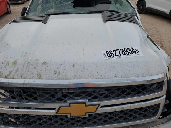 2014 Chevrolet Silverado 2500HD Work Truck with VIN 1GC1CVCGXEF181288, listed as a Copart auction lot 86278934 with 0 mi miles and Salvage Title. Bid and sale history available at carsss.com. Image 11.