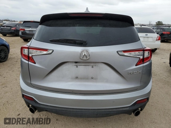 2019 Acura RDX w/Advance Pkg with VIN 5J8TC1H7XKL006144, listed as a Copart auction lot 45814985 with 75,591 mi miles and Salvage Title. Bid and sale history available at carsss.com. Image 6.