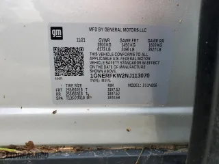 2022 Chevrolet Traverse LS with VIN 1GNERFKW2NJ113070, listed as a Copart auction lot 44568565 with 0 mi miles and Salvage Title. Bid and sale history available at carsss.com. Image 14.