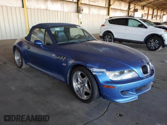 1999 BMW Z3 M Roadster z VIN WBSCK9339XLC89336, wystawiony jako Copart lot #68854114 z przebiegiem 158 231 mil mil oraz Szkoda całkowita • Salvage title. Historia ofert i sprzedaży dostępna na DreamBid. Obrazek 4.