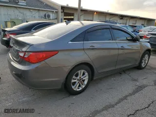 2013 Hyundai Sonata GLS with VIN 5NPEB4ACXDH524183, listed as a Copart auction lot 77892044 with 126,035 mi miles and Salvage Title. Bid and sale history available at carsss.com. Image 3.