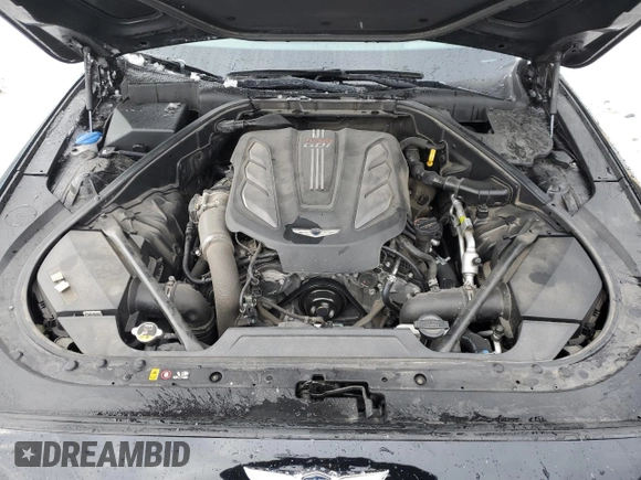 2018 Genesis G80 3.3T Sport with VIN KMHGN4JB5JU222384, listed as a Copart auction lot 42036785 with 38,516 mi miles and Salvage Title. Bid and sale history available at carsss.com. Image 11.