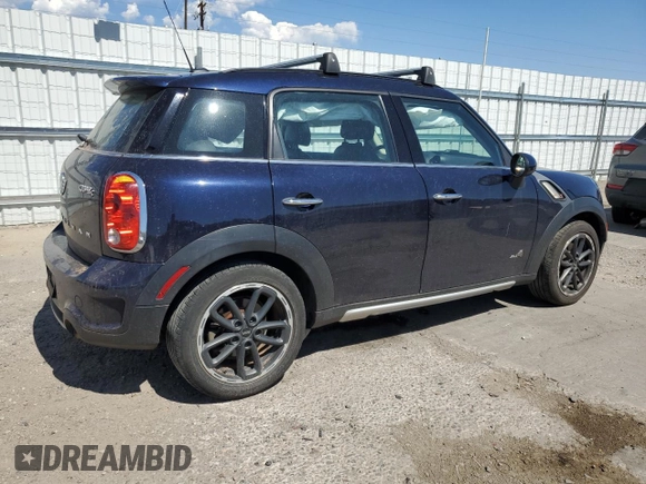 2016 MINI Countryman S with VIN WMWZC5C54GWT38489, listed as a Copart auction lot 63834335 with 102,564 mi miles and Salvage title. Bid and sale history available at DreamBid. Image 3.