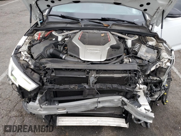 2019 Audi S4 Prestige with VIN WAUC4AF48KA093426, listed as a Copart auction lot 85475464 with 56,203 mi miles and Salvage Title. Bid and sale history available at carsss.com. Image 11.