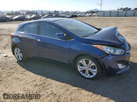 2013 Hyundai Elantra GT with VIN KMHD35LE2DU111222, listed as a Copart auction lot 70581894 with 145,382 mi miles and Salvage Title. Bid and sale history available at carsss.com. Image 4.