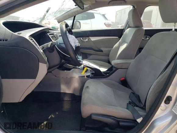 2013 Honda Civic EX with VIN 19XFB2F80DE056854, listed as a Copart auction lot 55434115 with Not Provided miles and Clean Title. Bid and sale history available at DreamBid. Image 7.