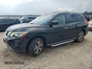 2017 Nissan Pathfinder S with VIN 5N1DR2MN1HC650437, listed as a Copart auction lot 64379425 with 134,171 mi miles and Salvage title. Bid and sale history available at DreamBid. Image 1.