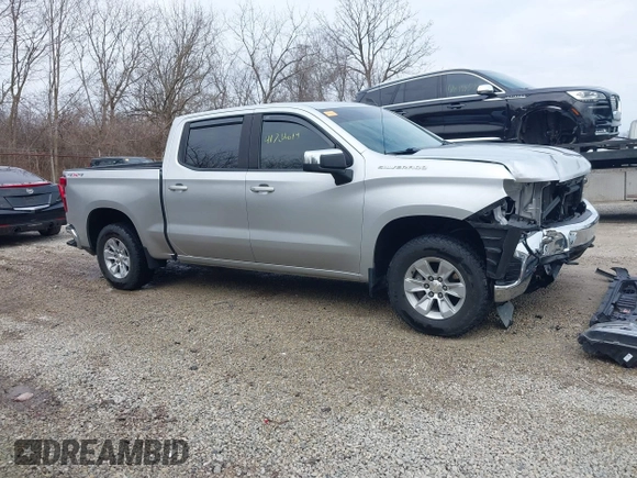 2021 Chevrolet Silverado 1500 LT with VIN 1GCUYDED8MZ188894, listed as a IAAI auction lot 41702619 with 48,604 mi miles. Bid and sale history available at carsss.com. Image 14.