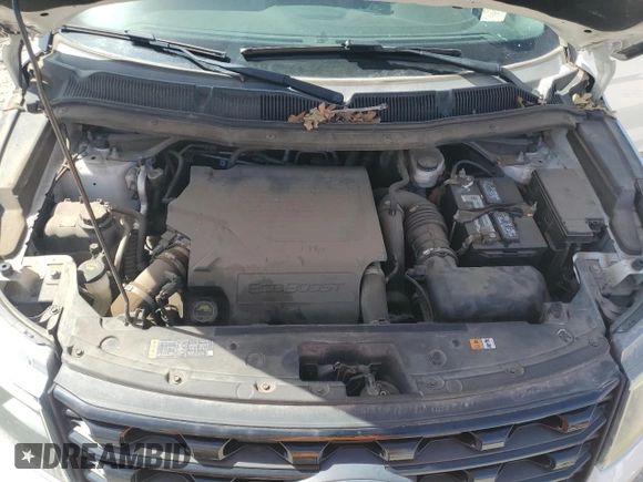 2017 Ford Explorer Sport with VIN 1FM5K8GTXHGA16039, listed as a Copart auction lot 49606295 with 89,697 mi miles and Salvage title. Bid and sale history available at DreamBid. Image 13.