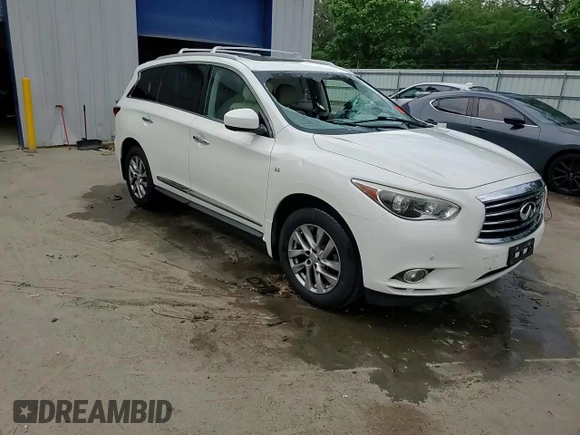 2015 Infiniti QX60 with VIN 5N1AL0MM6FC508775, listed as a Copart auction lot 63416215 with 115,790 mi miles and Salvage title. Bid and sale history available at DreamBid. Image 14.