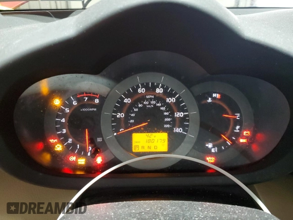 2010 Toyota RAV4 with VIN JTMBF4DV4A5028246, listed as a Copart auction lot 44964765 with 180,179 mi miles and Salvage Title. Bid and sale history available at carsss.com. Image 9.