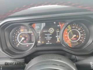 2024 Jeep Wrangler Rubicon z VIN 1C4PJXFG9RW336006, wystawiony jako Copart lot #60237785 z przebiegiem 24 571 mil mil oraz Czysty tytuł • Clean title. Historia ofert i sprzedaży dostępna na DreamBid. Obrazek 9.