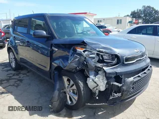 2016 Kia Soul + with VIN KNDJP3A52G7281179, listed as a IAAI auction lot 41933863 with 114,336 mi miles. Bid and sale history available at carsss.com. Image 1.