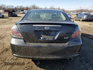 2010 Scion tC with VIN JTKDE3B71A0307850, listed as a Copart auction lot 42805255 with 71,482 mi miles and Salvage Title. Bid and sale history available at carsss.com. Image 6.
