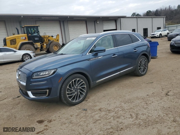 2019 Lincoln Nautilus Reserve with VIN 2LMPJ6L93KBL13327, listed as a Copart auction lot 44260475 with NaN miles and Salvage Title. Bid and sale history available at carsss.com. Image 1.